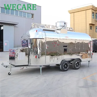 Üres élelmiszer-trailer